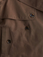 Alicent | Belted Double-Breasted Short Coat
