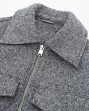 Sophie | Grey Cropped Jacket