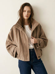 Billie | Oversized Blend High-Neck Jacket