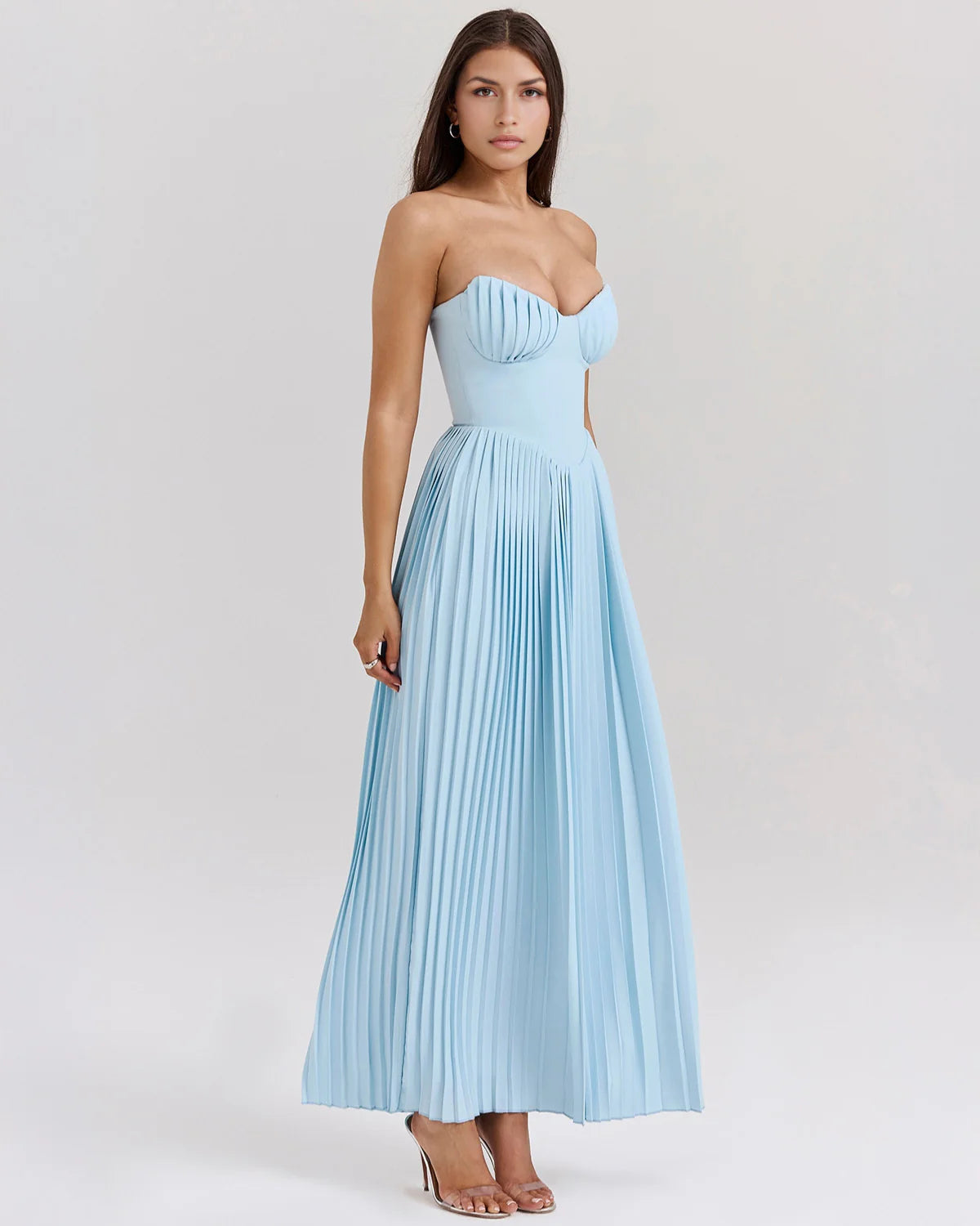 Nerina | Seashell Bust Maxi Dress
