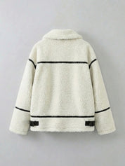 Mathilda | Faux Shearling Zip-Up Jacket