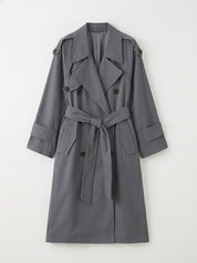 Myla | Classic Double-Breasted Trench Coat