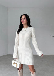 York | Autumn Sweater Mini Dress (Buy 1 Get 1 Free + Free Black Tights)