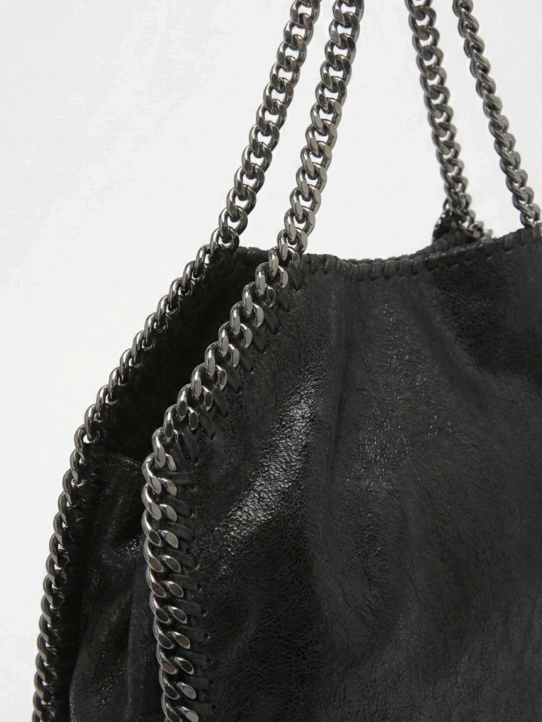Skyla | Chain Strap Soft Faux Leather Tote Bag