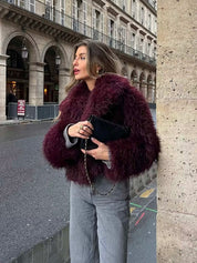 Adele | Faux Fur Oversized Coat