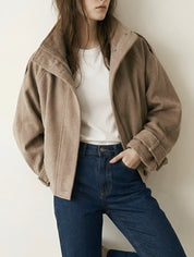 Billie | Oversized Blend High-Neck Jacket
