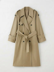 Myla | Classic Double-Breasted Trench Coat