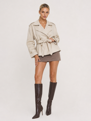 Aurora | Oversized Belted Trench Coat