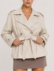 Aurora | Oversized Belted Trench Coat