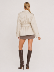 Aurora | Oversized Belted Trench Coat