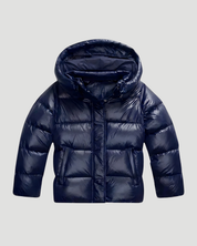 Copenhagen | Glossy Hooded Puffer Jacket