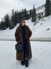 Erin | Long Faux Fur Winter Coat