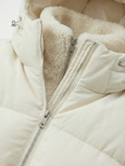 Joane | Hooded Short Puffer Jacket with Plush Lining