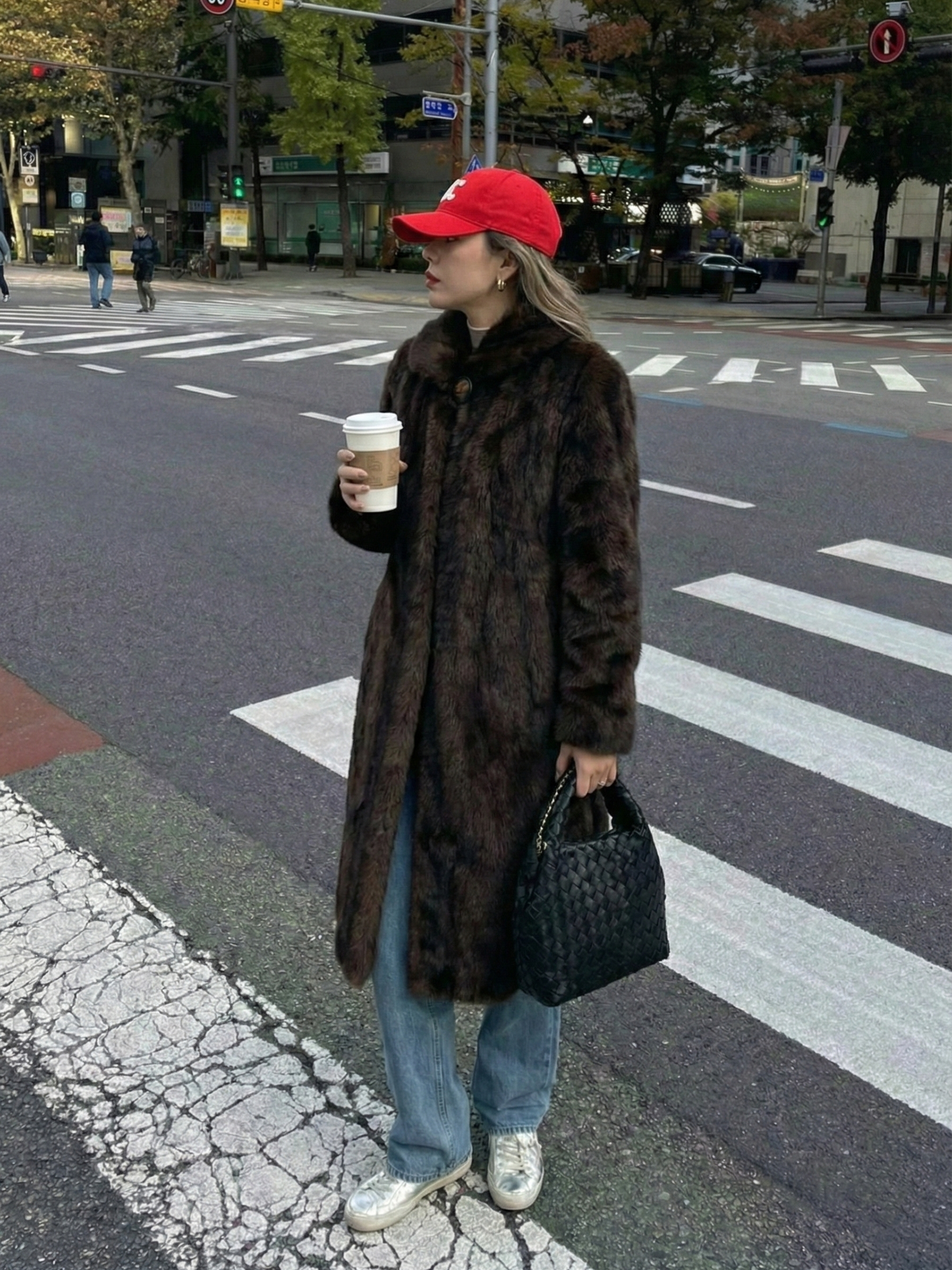 Scarlet | Faux Fur Maxi Coat
