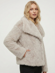 Adele | Faux Fur Oversized Coat