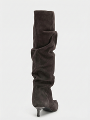 Allyson | Slouch Knee-High Heeled Boots