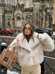 Adele | Faux Fur Oversized Coat