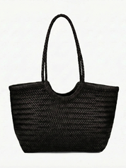 April | Woven Oversized Tote Bag