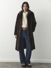Scarlet | Faux Fur Maxi Coat