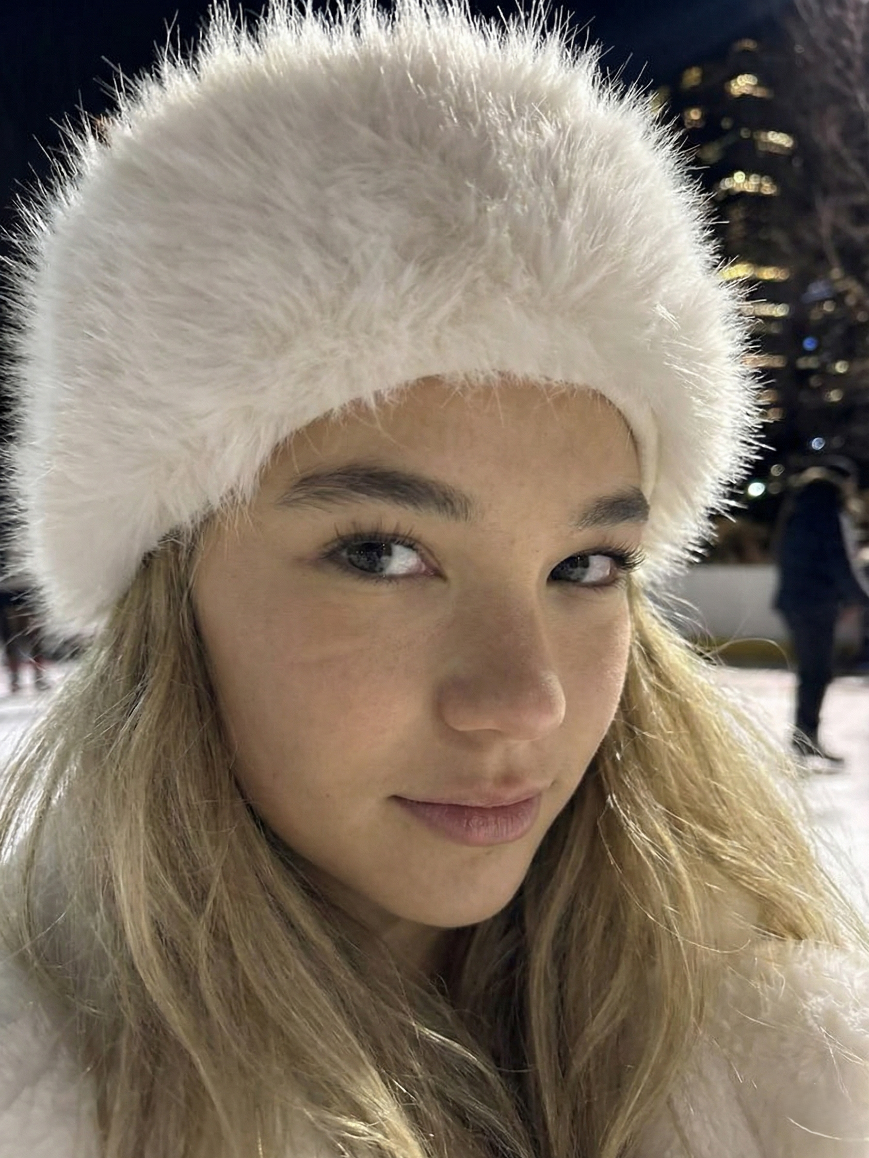 Sia | White Faux Fur Winter Hat