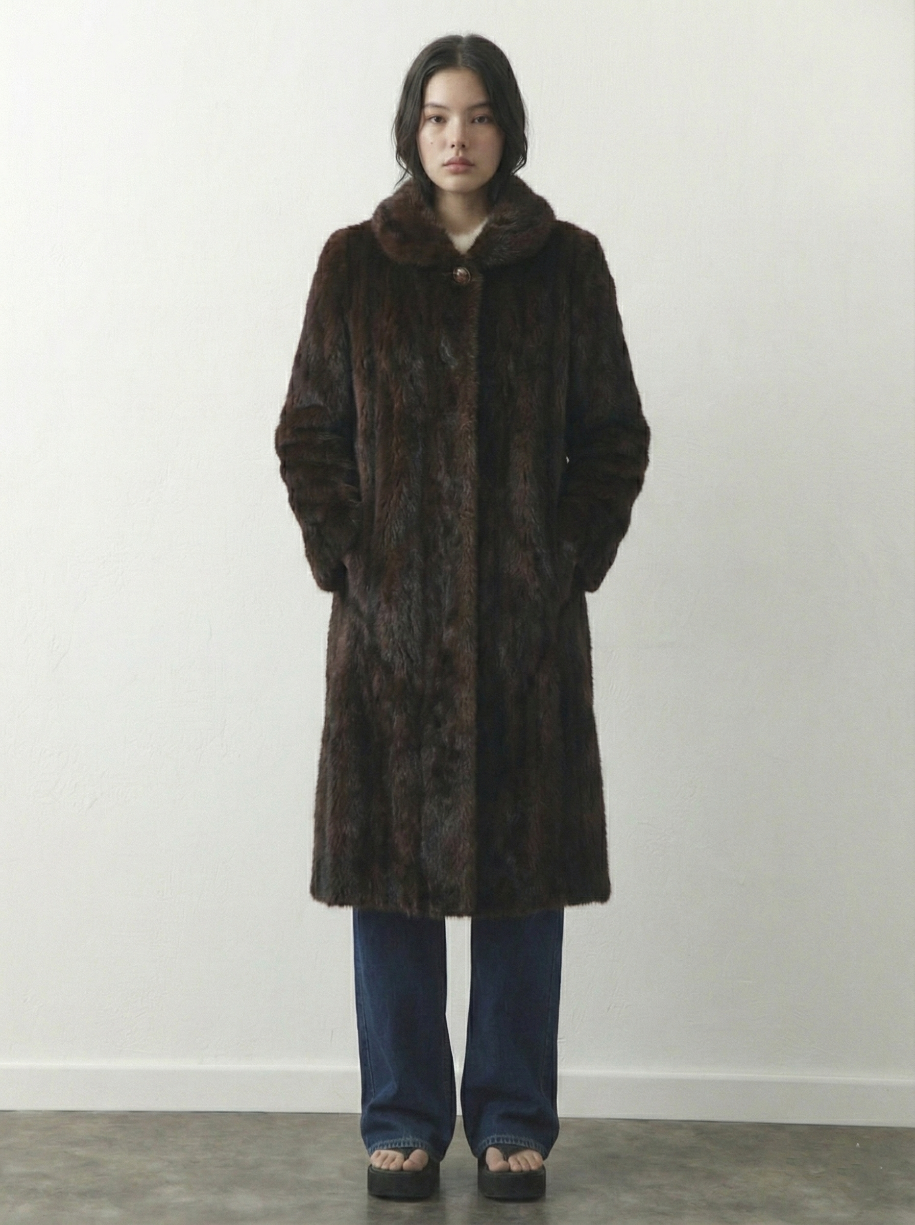 Scarlet | Faux Fur Maxi Coat