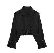 Lylah | Kurzer Trenchcoat mit Gürtel