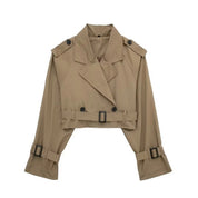Lylah | Kurzer Trenchcoat mit Gürtel
