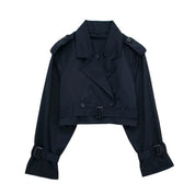 Lylah | Kurzer Trenchcoat mit Gürtel
