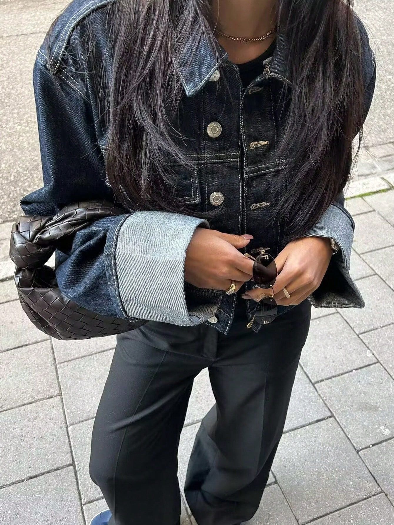 Wiese | Aufgerollte Langarmjacke