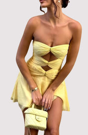 Amara | Twist Mini Dress