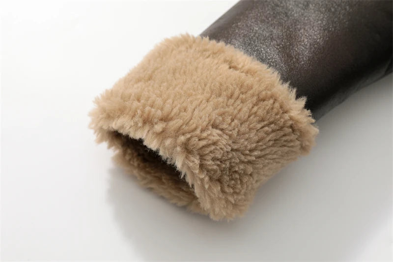 Rio | Faux Shearling Leather Jacket