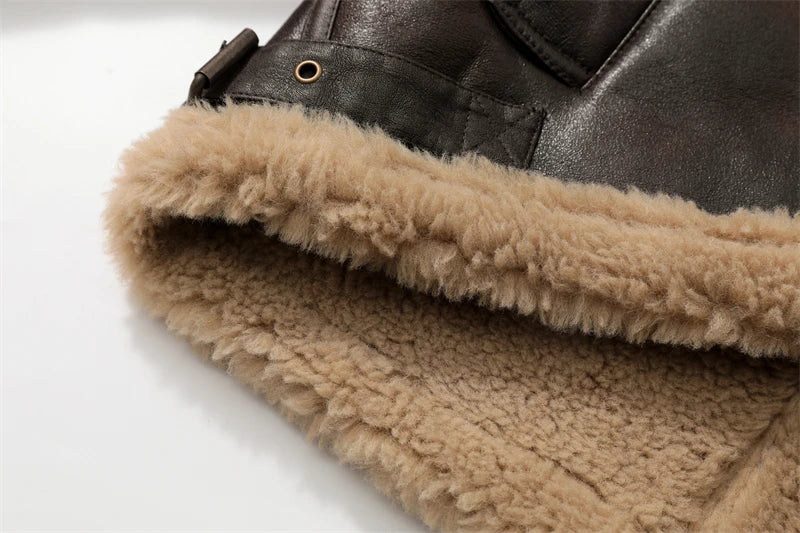 Rio | Faux Shearling Leather Jacket