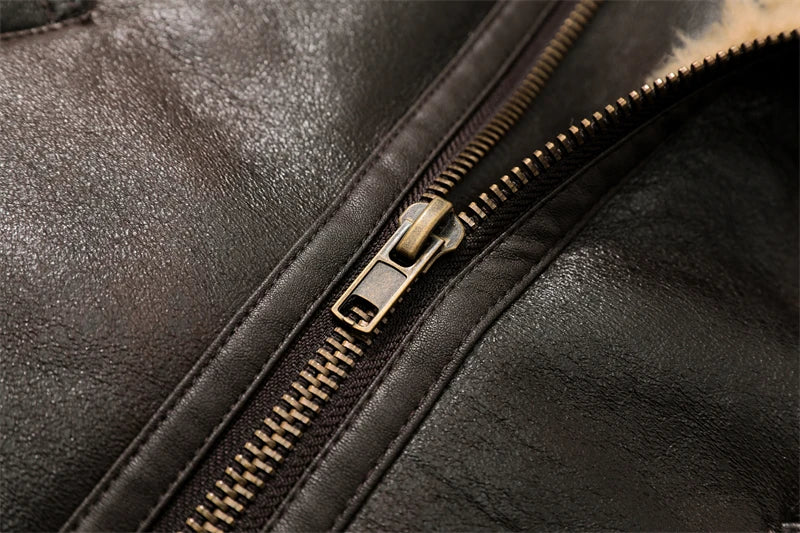 Rio | Faux Shearling Leather Jacket