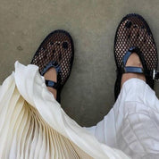 Margaux Ballerinas aus Netzstoff