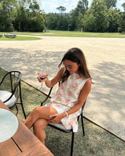Nicole | Print Sleeveless Short Dress