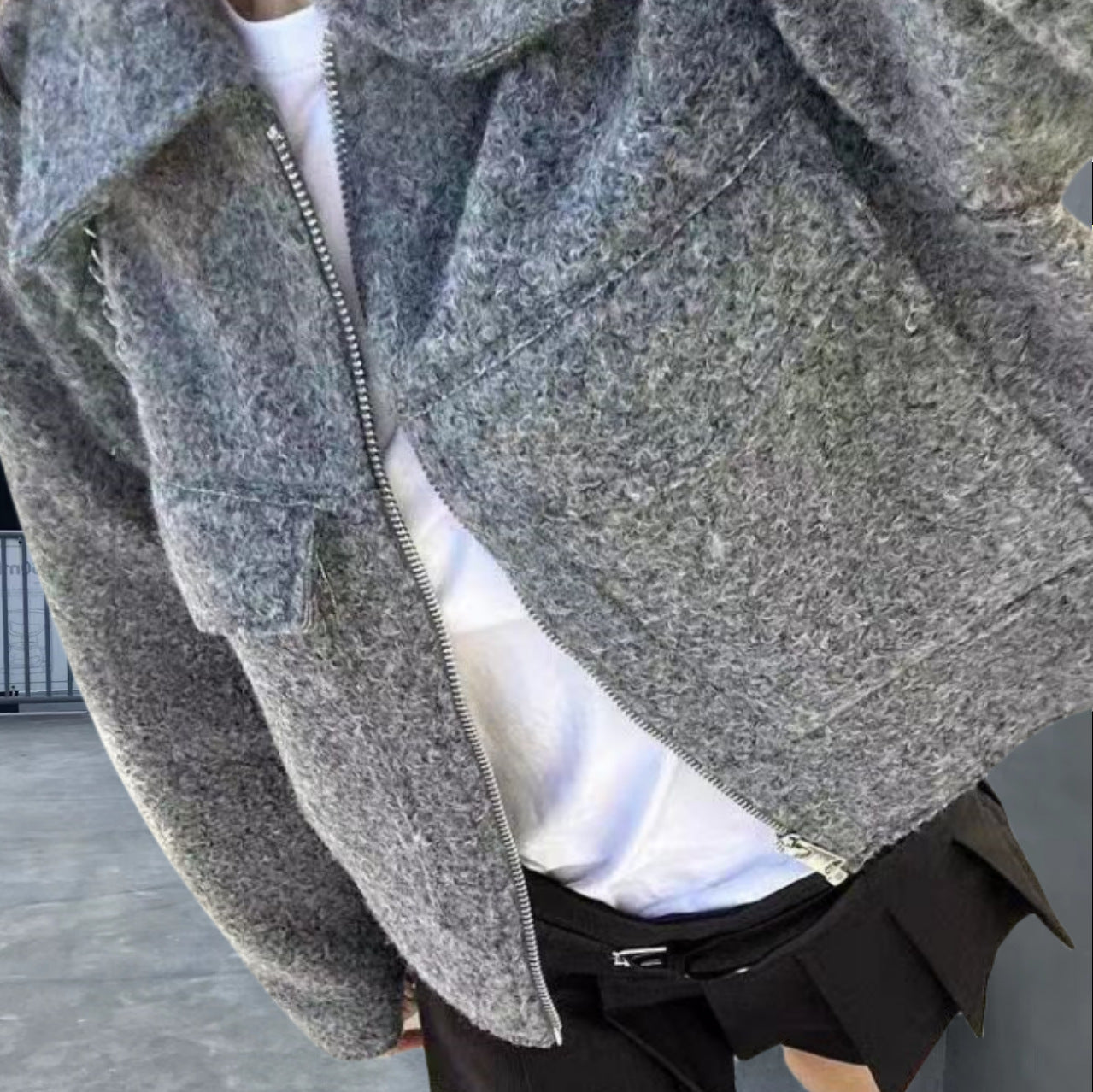 Sophie | Grey Cropped Jacket