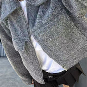 Sophie | Grey Cropped Jacket