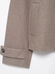 Angela | High-Neck Button Jacket