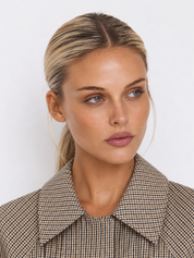 Bruyère | Checked Belted Trench Jacket