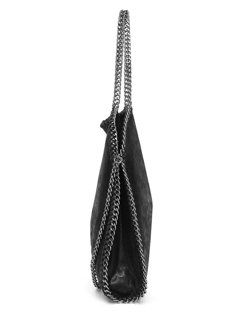 Skyla | Chain Strap Soft Faux Leather Tote Bag