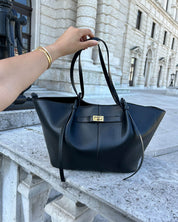 Adele | Leather Shopper Tote Bag
