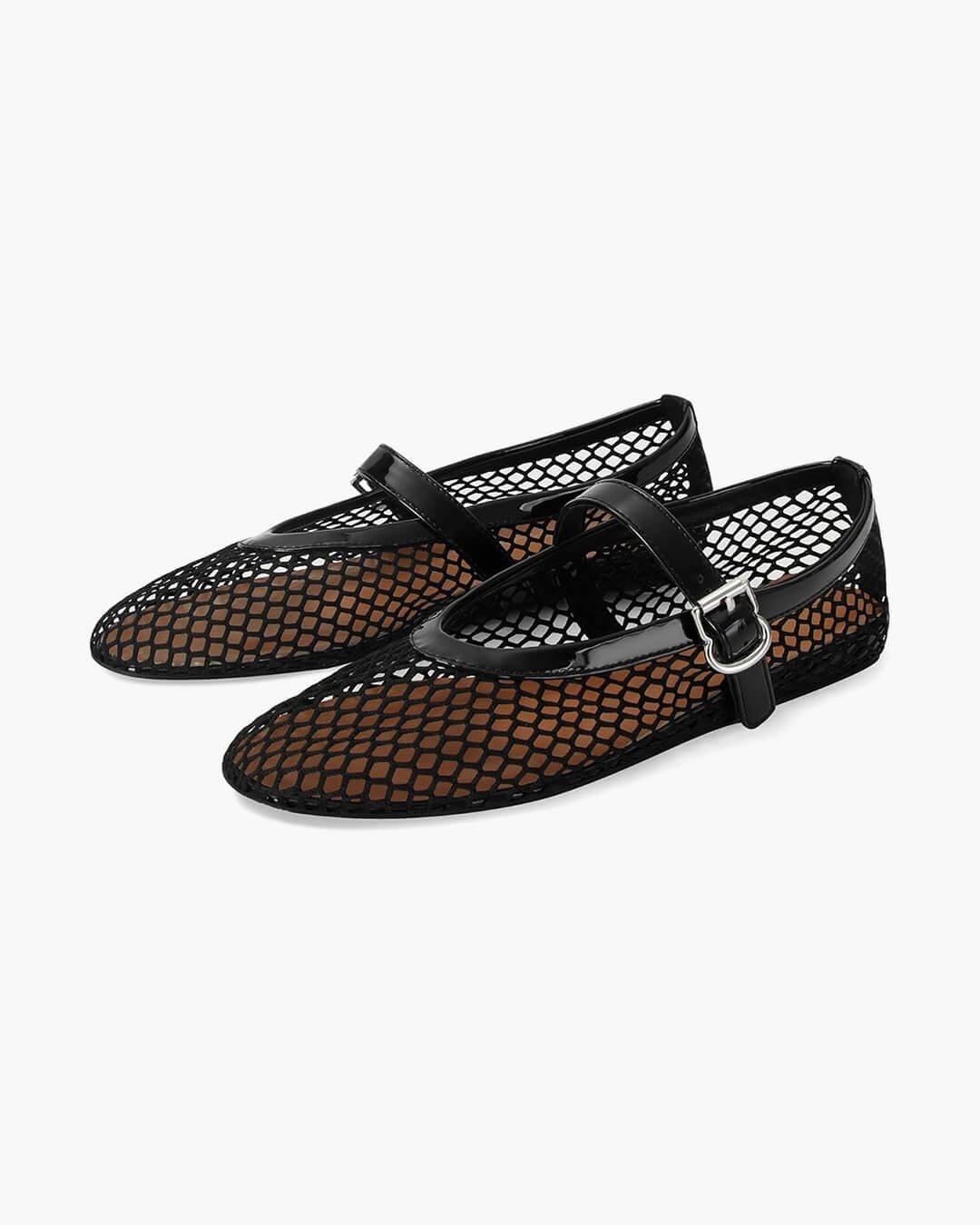 Margaux Ballerinas aus Netzstoff
