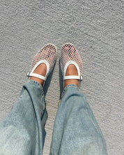 Margaux Ballerinas aus Netzstoff