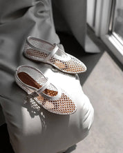 Margaux Ballerinas aus Netzstoff