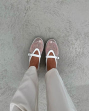Margaux Ballerinas aus Netzstoff