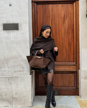 Ava | Suede Handle Bag